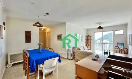 Apartamento beira mar, vista mar, 3 dormitórios, 2 vagas, Pitangueiras, Guarujá/SP.
