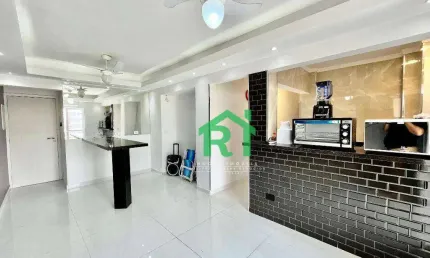 Apartamento com 2 dormitórios à venda, 70 m² por R$ 390.000,00 - Enseada - Guarujá/SP
