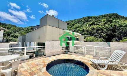 Cobertura com 3 dormitórios à venda, 150 m² por R$ 600.000,00 - Enseada - Guarujá/SP