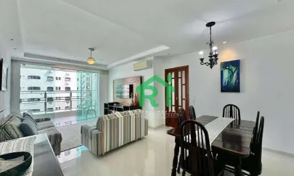 Apartamento reformado, beira mar, 2 dormitórios, 1 vaga, pitangueiras, guarujá/sp.