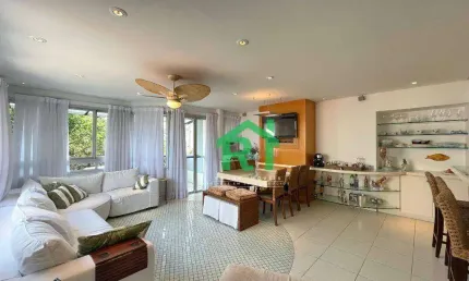 Apartamento reformado, 3 dormitórios (3 suítes), lazer, 2 vagas, enseada, guarujá/sp