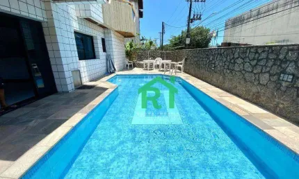 Apartamento Beira Mar, 2 dormitórios; Lazer - Praia da Enseada - Guarujá/SP