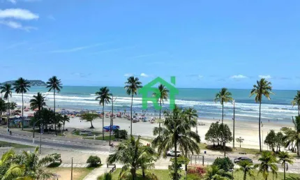 Apartamento Frente Mar, 4 dormitórios (4 Suítes), Lazer - Enseada - Guarujá/SP