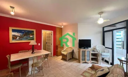 Apartamento com 3 quartos (1 suíte), 1 vaga, lazer, jardim astúrias, guarujá/sp