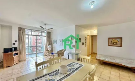 Apartamento amplo, 3 dormitórios (2 suítes), 2 vagas, lazer, Pitangueiras, Guarujá/SP.