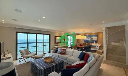 Cobertura com 6 dormitórios à venda, 450 m² por R$ 5.800.000,00 - Pitangueiras - Guarujá/SP