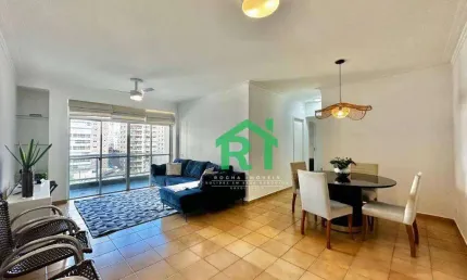 Apartamento amplo, 3 dormitórios (2 suítes), 2 vagas, lazer, pitangueiras, guarujá/sp.