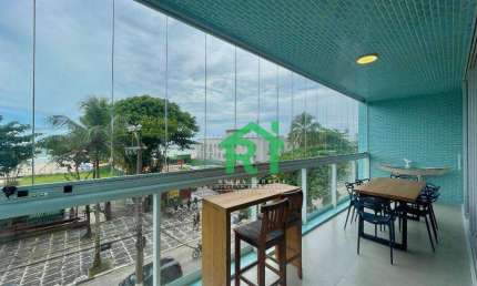 Apartamento Frente Mar, 3 Dormitórios (1 Suíte),  - Pitangueiras - Guarujá/SP