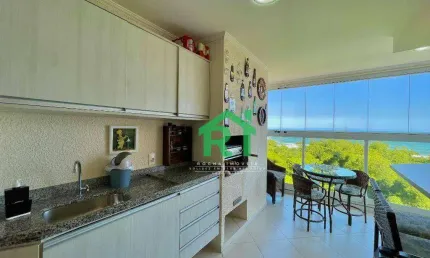 Apartamento com Vista Mar, 3 Dormitórios (1 Suíte), 2 Vagas, Lazer, Tombo - Guarujá/SP