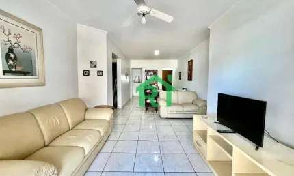 Apartamento com 3 dormitórios à venda, 102 m² por r$ 350.000 - enseada - guarujá/sp