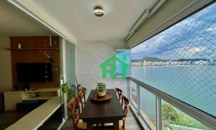 Apartamento reformado, 3 dormitórios (1 suíte), 1 vaga, lazer- jardim astúrias - guarujá/sp