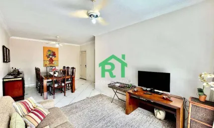 Apartamento com 3 dormitórios à venda, 100 m² por R$ 450.000,00 - Enseada - Guarujá/SP