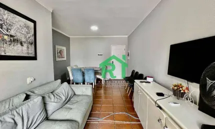 Apartamento com 2 dormitórios à venda, 75 m² por r$ 320.000 - enseada - guarujá/sp