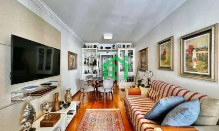 Apartamento reformado, 2 dormitórios (1 suíte), 2 vagas, pitangueiras, guarujá/sp.