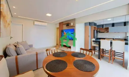 Apartamento Vista ao Mar, com 3 Dormitórios (2 Suítes), Praia das Pitangueiras - Guarujá/SP