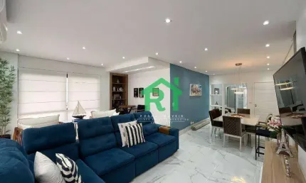 Apartamento reformado, 3 dormitórios (1 suíte), 2 vagas, pitangueiras, guarujá/sp