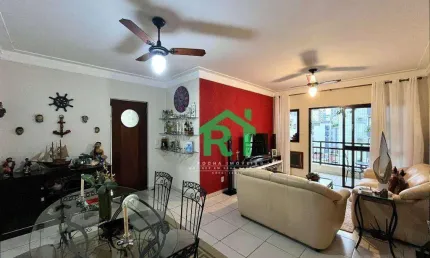 Apartamento com 2 Dormitórios (1 Suíte), 1 Vaga, Tombo, Guarujá/SP