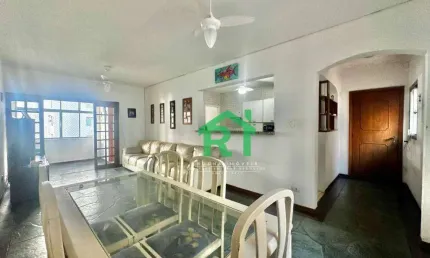 Apartamento com 3 dormitórios, 90 m² - venda por R$ 420.000,00 ou aluguel por R$ 4.000,00/mês - Pitangueiras - Guarujá/SP