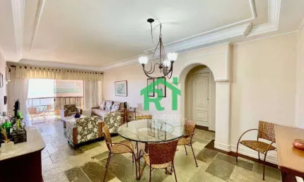 Apartamento com 4 dormitórios à venda, 140 m² por r$ 780.000,00 - enseada - guarujá/sp