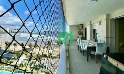 Apartamento frente mar a venda em praia das asturias.