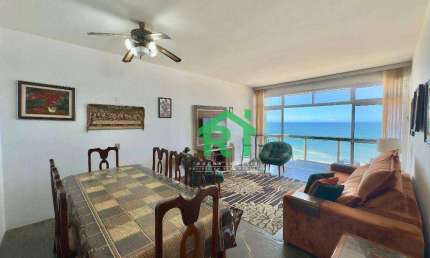 Apartamento à venda na Praia das Pitangueiras, 3 Quartos, Vista para o mar, 1 Vaga, Guarujá SP