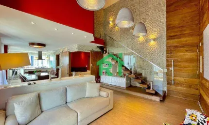 Apartamento Duplex à venda com 4 Dormitórios na Praia das Astúrias - Guarujá/SP