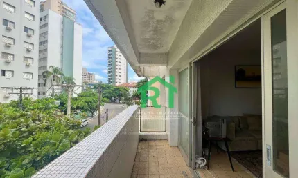 Apartamento com 2 dormitórios, 1 vaga, jardim astúrias, guarujá/sp