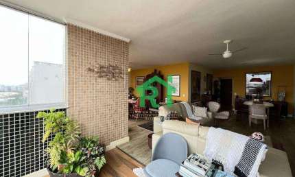 Apartamento com 3 dormitórios para alugar, 146 m² por R$ 6.000,00/mês - Pitangueiras - Guarujá/SP