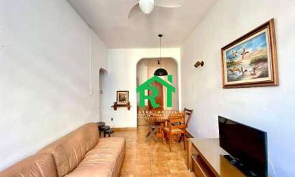 Apartamento à beira mar com 2 dormitórios - Praia das Pitangueiras - Guarujá/SP