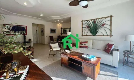 Apartamento com 3 dormitórios para alugar, 115 m² por R$ 5.500/mês - Pitangueiras - Guarujá/SP