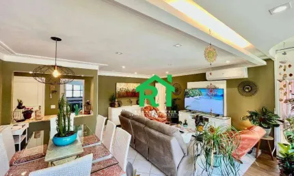 Apartamento com 4 dormitórios, 1 vaga, lazer à venda na Enseada, Guarujá/SP