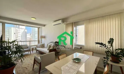 Apartamento à beira mar com 2 dormitórios (1 suíte), 1 vaga, Pitangueiras, Guarujá/SP