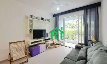 Apartamento com 2 dormitórios, 90 m² - venda por R$ 560.000,00 ou aluguel por R$ 3.800,00/mês - Pitangueiras - Guarujá/SP