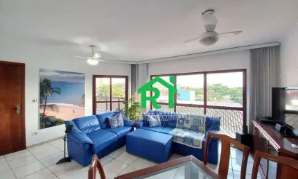 Apartamento à beira mar com 3 Dormitórios, 1 Suítes, sacada, 1 vaga - Enseada - Guarujá/SP