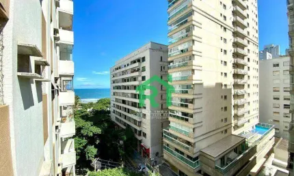 Apartamento Vista mar, 3 Quartos, 2 Vagas, Pitangueiras - Guarujá/SP