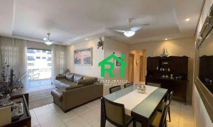 Apartamento com 3 dormitórios (2 suítes), 1 vaga, enseada, guarujá/sp