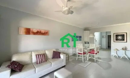 Apartamento com 3 dormitórios, beira mar, piscina, enseada, guarujá/sp