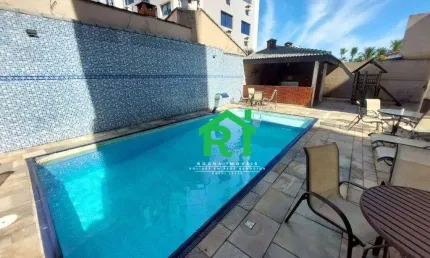 Apartamento à venda com 3 dormitórios (1 suíte), 1 vaga, lazer, Guarujá/SP
