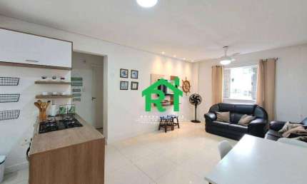 Apartamento com 2 dormitórios à venda, 60 m² por R$ 310.000,00 - Pitangueiras - Guarujá/SP