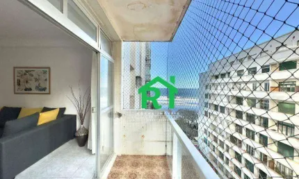 Apartamento à venda na Praia das Pitangueiras, 3 Quartos, 1 Vaga, Guaruja Sp.