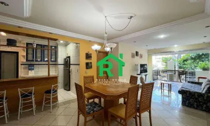 Apartamento à beira mar com 3 dormitórios (1 suíte), 1 vaga, lazer, Enseada, Guarujá/SP