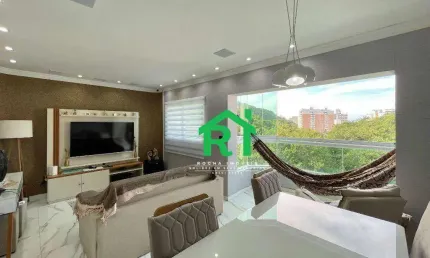 Apartamento com 3 quartos (1 suíte), 1 vaga, lazer i praia das astúrias, guarujá/sp