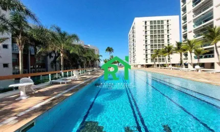 Apartamento com 4 dormitórios (2 suíte), 1 vaga, lazer, Enseada, Guarujá/SP