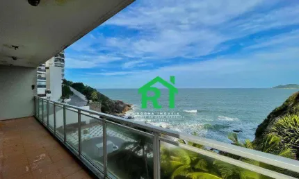 Apartamento frente mar, 3 quartos (2 suítes), 2 vagas, lazer i praia das astúrias, guarujá/sp