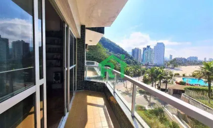 Apartamento com 3 dormitórios para alugar, 135 m² por R$ 4.000,00/mês - Pitangueiras - Guarujá/SP