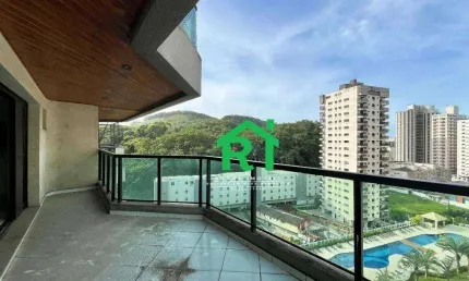 Apartamento com 2 quartos (1 suíte), 1 vaga, lazer, jardim astúrias, guarujá/sp