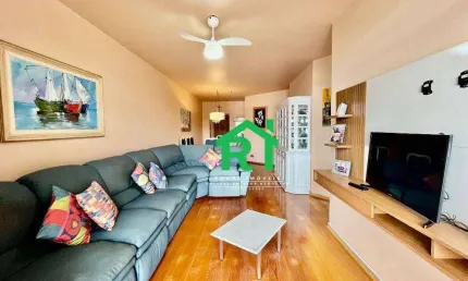 Apartamento com 3 dormitórios à venda, 95 m² por r$ 680.000 - enseada - guarujá/sp