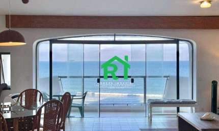 Apartamento Frente Mar, 3 Quartos (1 Suíte), 2 Vagas, Jardim Astúrias, Guarujá/SP