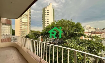 Apartamento com 2 quartos (1 suíte), 1 vaga, tombo, guarujá/sp