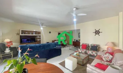 Apartamento beira mar, 4 dormitórios (1 suíte), 1 vaga, pitangueiras, guarujá/sp